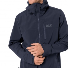 Jack Wolfskin Kurtka przeciwwiatrowa Desert Wind (wiatrproof, wodoodporna, bez PFC) granatowa męska